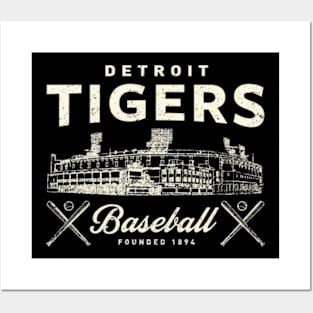 Detroit Tigers Stadium By Buck Posters and Art